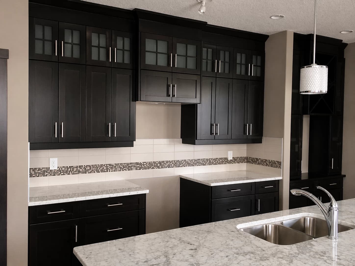 Dark espresso custom kitchen